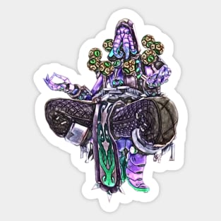 Overwatch Zenyatta Cultist Halloween Skin Sticker